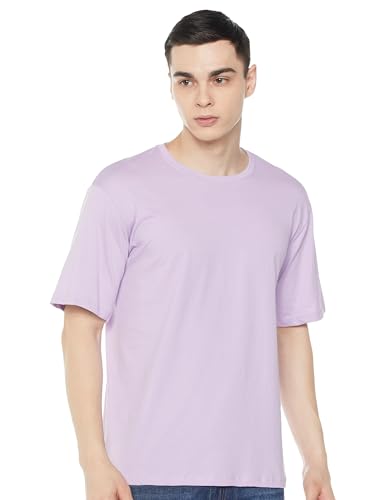 Image of Veirdo 100% Pure Cotton Drop Shoulder Oversized Baggy Fit Half Sleeve Plain Solid Round Neck Multicolor T-Shirt Combo for Men (Pack of 3) (Sizes S-2XL)