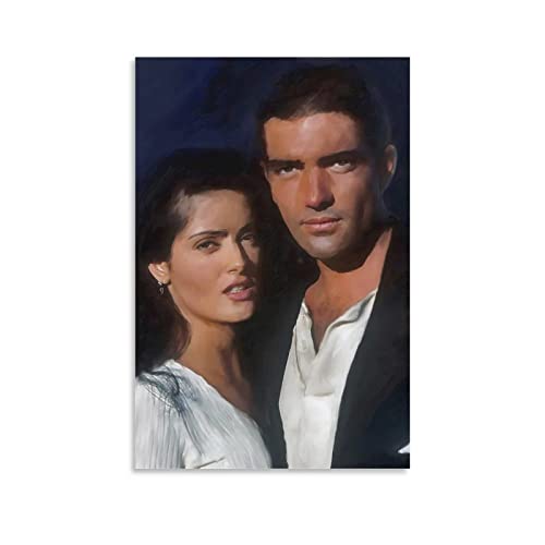 Affiche Antonio Banderas et Salma Hayek sans cadre 60x80cm pour déco de chambre ado
