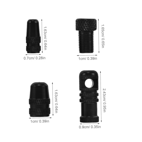 Adaptadores de válvula de neumático para bicicleta de aleación de aluminio Luxshiny, 10 piezas, de válvula francesa a americana para neumáticos y tubos de ciclismo miniatura 2