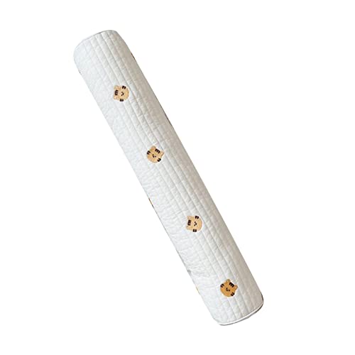 Pilipane Almohada para El Cuerpo del Bebé, Almohada para Dormir Lateral Antivuelco para Bebé, Cojín De Apoyo para El Cuello De Algodón Suave(Tigre)
