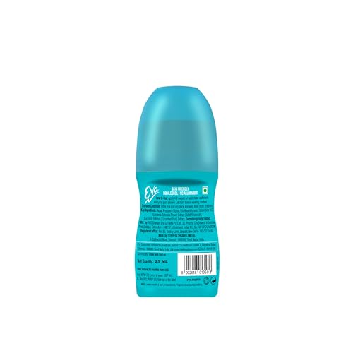 Image of EVA Cyndicate Eva Splash Deo Roll on With Cucumber & Tahiti Monoi Oil, for Fresh Underarms, Alcohol & Aluminium Free, for Women (25ml. Pack of 3)