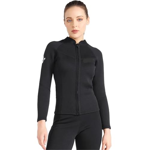 Traje de Neopreno for Mujer, Camisa/pantalón, Trajes 1,5 mm, Manga Larga, Parte Superior e Inferior, Buceo Dos Piezas para bucear y Hacer Surf(Color 10,S)