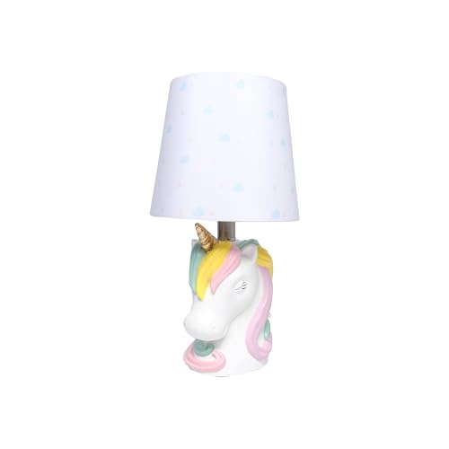 Mondeluna Unicorn Lamp for Girls Bedroom - 15 Girls Lamp for Kids Room - Cute Birthday Gifts for All Ages: Toddler Boys Children 3 4 5 and Up Years Old Kids Table Lamp Pink Bedside Lamp