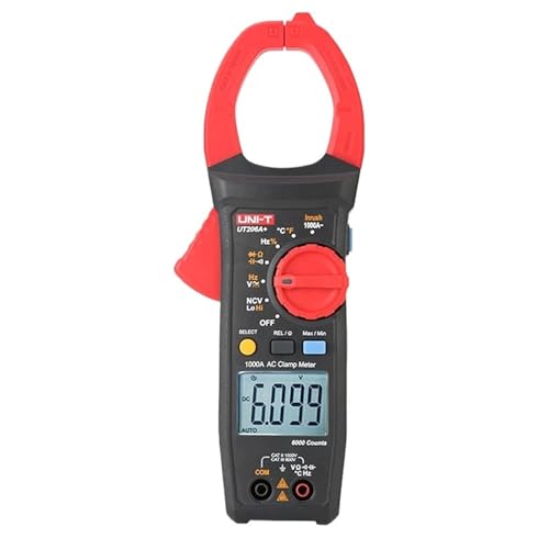 Pinza Amperimétrica UT205A UT206A Plus 1000A Amperímetro 1000V Voltímetro Voltaje Frecuencia Multímetro Eléctrico Profesional (UT205A Plus) miniatura 5
