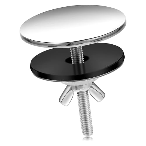 Pretwad Sink Hole Cover, 2'' Kitchen Sink Hole Cover, Faucet Hole Cover Stainless Steel, Kitchen Sink Tap Hole Plate Stopper Cover, Blanking Metal Plug (Silver)