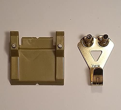 Pairmount 45 Lb. Picture Hangers (12 Pack), Patented With Revolutionary Heavy-Duty Top-Dual-Hooks, For Easy Drywall Picture Hanging & Leveling, Stable & Straight With One Hanger Only, 24 S. S. Nails #TOP4