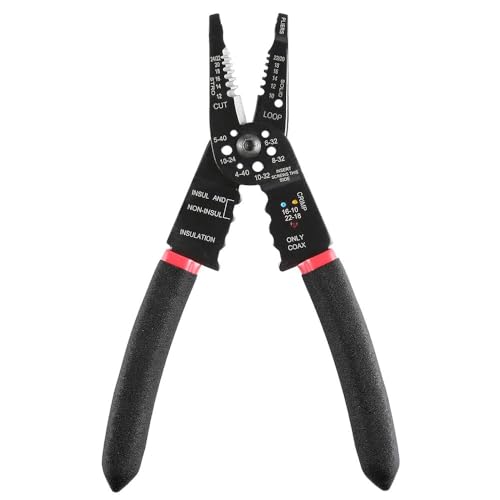 Solsop Multi-Tool Wire Stripper, Professional Wire Stripping Tool/Wire Cutter 8-inch