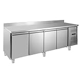 tavolo refrigerato usato varese GNH4200BT GastroHero Tavolo congelatore ECO 4/0 con backsplash - GN 1/1  Forniture per il catering CHR