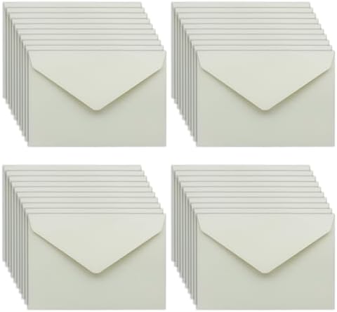 Lot De 70 Mini Enveloppes Colorées - Petites Cartes Avec Rabat Carré 15 Couleurs 10x7 Cm