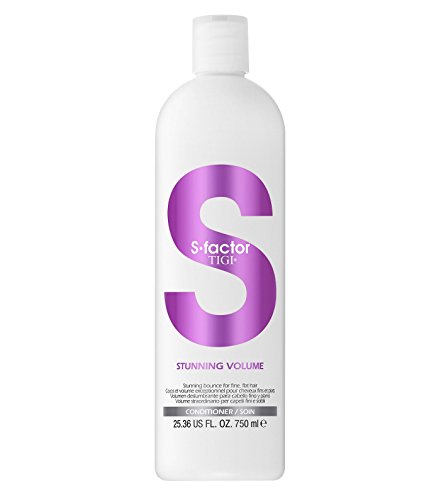 S Factor by Tigi Stunning Volume Conditioner for Fine Flat Hair, 750 ml