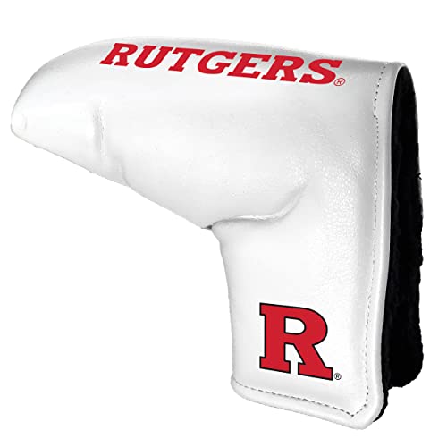 Team Golf NCAA Rutgers Tour Blade Putter Cover (White) - Printed Team Golf NCAA Tour Blade Putter Cover (White), Fits Most Blade Putters, Scotty Cameron, Taylormade, Odyssey, Titleist, Ping, Callaway