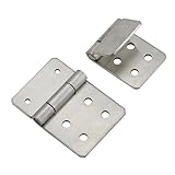 304 Stainless Steel Hinge Industrial Cabinet Door Equipment Cabinet Door Hinge Folding Hinge 1Pcs(CL128-1)