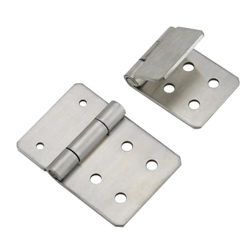 304 Stainless Steel Hinge Industrial Cabinet Door Equipment Cabinet Door Hinge Folding Hinge 1Pcs(CL128-1)