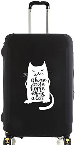 White Picture Printed Design Travel Trolley Case Cover Protector Washable Suitcase Cover Luggage Storage Covers for 18-28 Inch Luggage Cover (S (18-21 inch Luggage), Be Cool)