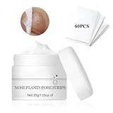 Mascarilla Puntos Negros Blackhead Remover Tiras Nasales De Eliminación De Puntos Negros y Mascarilla Facial Puntos Negros Espinillas Profundo Limpieza Poros Con 60 Hojas De Papel