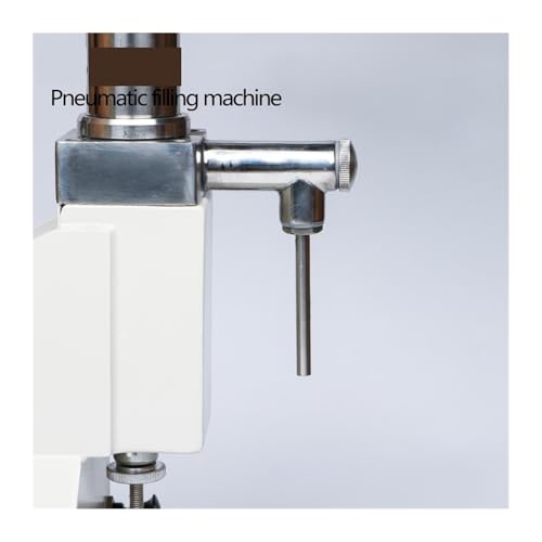 KXJQBM Flüssigkeitsfüllmaschine, Füllmaschine for Pasten- und Flüssigkeitsflaschen, Edelstahlkolben, manuelle Pedal-Creme, Shampoo, Honig, viskose Flüssigkeit(10-100ml)