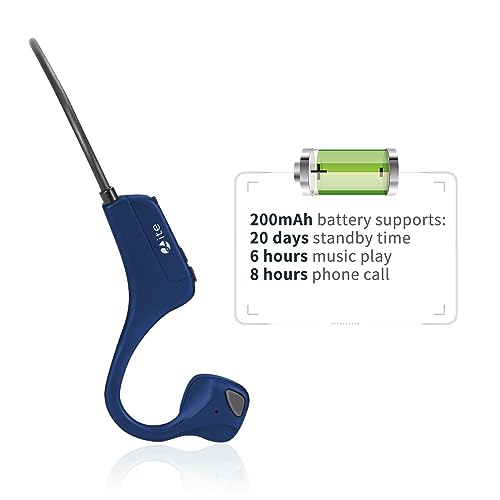 Image of Open Ear Bone Conduction Headphones - Bluetooth 5.0 Headset, IP65 Waterproof Earphones, Type-C Charging, Long Battery Life, 25g Lightweight