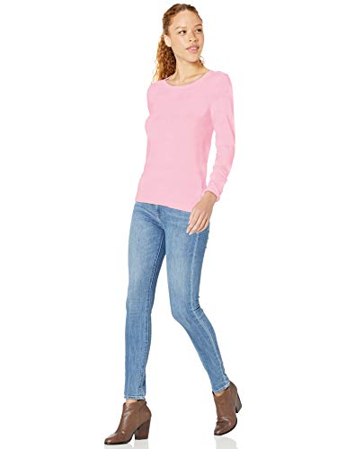 Image of Amazon Essentials Women's Long-Sleeve Lightweight Crewneck Sweater, Flattering (Available in Plus Size)
