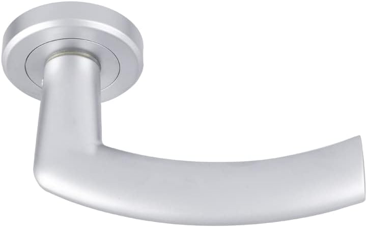 Serozzetta Esk Door Handles on Round Rose - Satin Chrome - Image 4