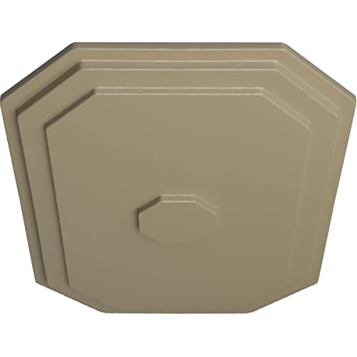 Image of Ekena Millwork CM25FEGDF Felix Ceiling Medallion, Gobi Desert, 25 1 /4 inchW x 17 1 /4 inchH x 1 3 /4 inchP