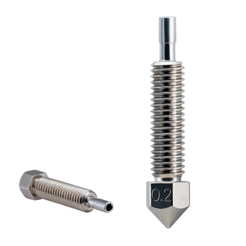 Microswiss Brass Plated Nozzle for FlowTech™ Hotend (0.2mm)