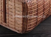 提籃籠 竹編細工籠 工芸品 竹工芸 茶道具籠 竹製 茶器 収納箱