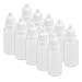 uxcell Plastic Dropper Bottle, 15ml/0.5oz Small Mouth Drop Bottles Empty Squeezable Eye Liquid Dropper Bottle 10pcs