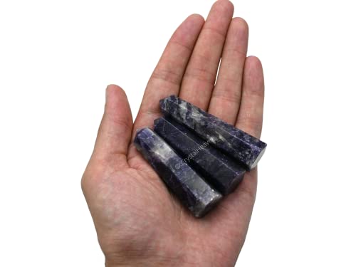 Image of Certified Lepidolite Crystal Tower Obelisk Point for Chakra, Healing and Balancing - AAA Grade Original Certified Gemstone Agate for Reiki Meditation Yoga Spiritual (2-3 Inches)