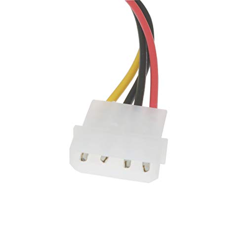 Csnsd Power Extension Cable 2Pcs 20Cm/7.8 Inch 18Awg 4 Pin Male To Female Pc Power Supply Extension Cable Hdd Ide Computer Fan Internal Power Extension Cable #TOP2