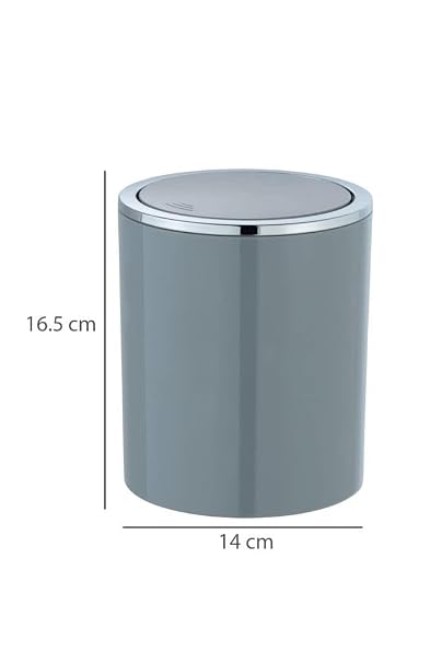Gri, Çöp Kovası 2 Litre - İnca Model