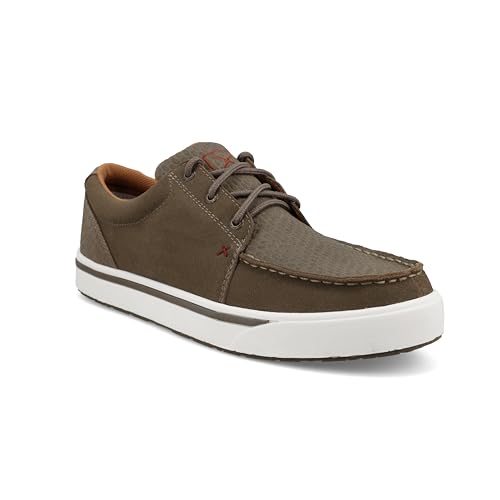 Twisted X Men's Kicks, Moc Toe, Dune, 8.5 W