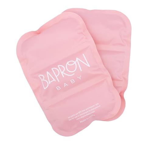 BapronBaby Reusable Ice Pack Coolers Lunch Box Ice Packs, Slim Ice Packs for Lunch Bags, Set of 2 (Pink)