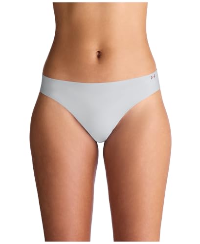 Image of Under Armour Women's 3-pack Pure Stretch No Show Thong Underwear, All-day Comfort & Ultra-soft Fit