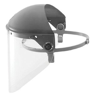 High Performance® Protective Cap Faceshields - high performance faceshield w/quick lok mountin