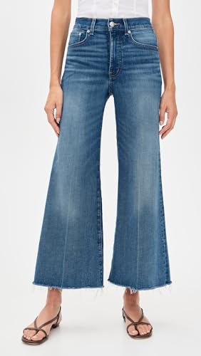 Madewell Women's The Flared Wide-Leg Crop Jean in Harleysville Wash2