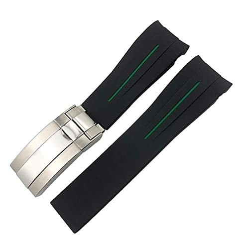 Bracelet de montre de sport silicone étanche pour Sea-Dweller 21mm