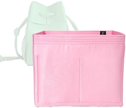 Zoomoni Silky Purse Organizer for Bottega Veneta Cassette Bucket Mini (Handmade/4 Color Options) [Silky Satin, Silk Liner, Insert, Shaper] image 2
