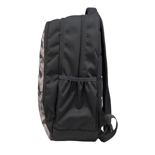 Image of F Gear Shinra Grey 34L School Backpack|3 Compartments|Airflow Padded Back Panel|Lightweight, Durable & Comfortable with water Bottle Holders|Ideal for School, College, Office & Travel
