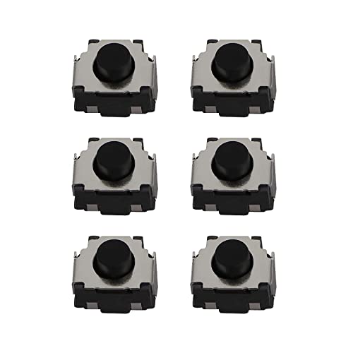 Create idea 6 STÜCKE L R Taste Mikroschalter Links Rechts Taktile Stoßstange Taster Drücken Mikroschalter Kompatibel mit Switch 2DS 3DS XL Joystick Controller Ersatzteile