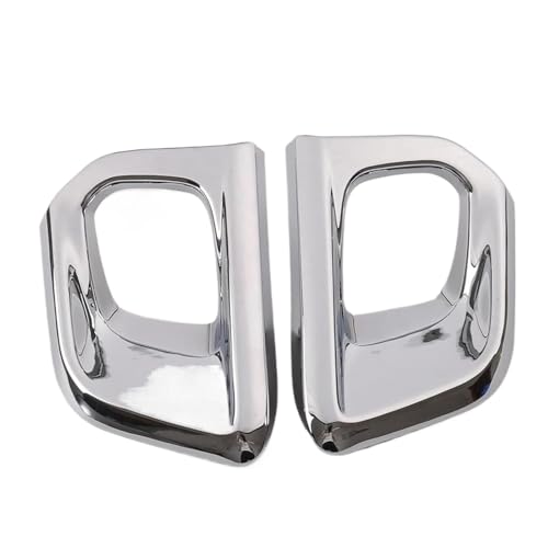 Rejilla de luz antiniebla delantera para Peugeot 2017-2020 con elegante marco cromado 1