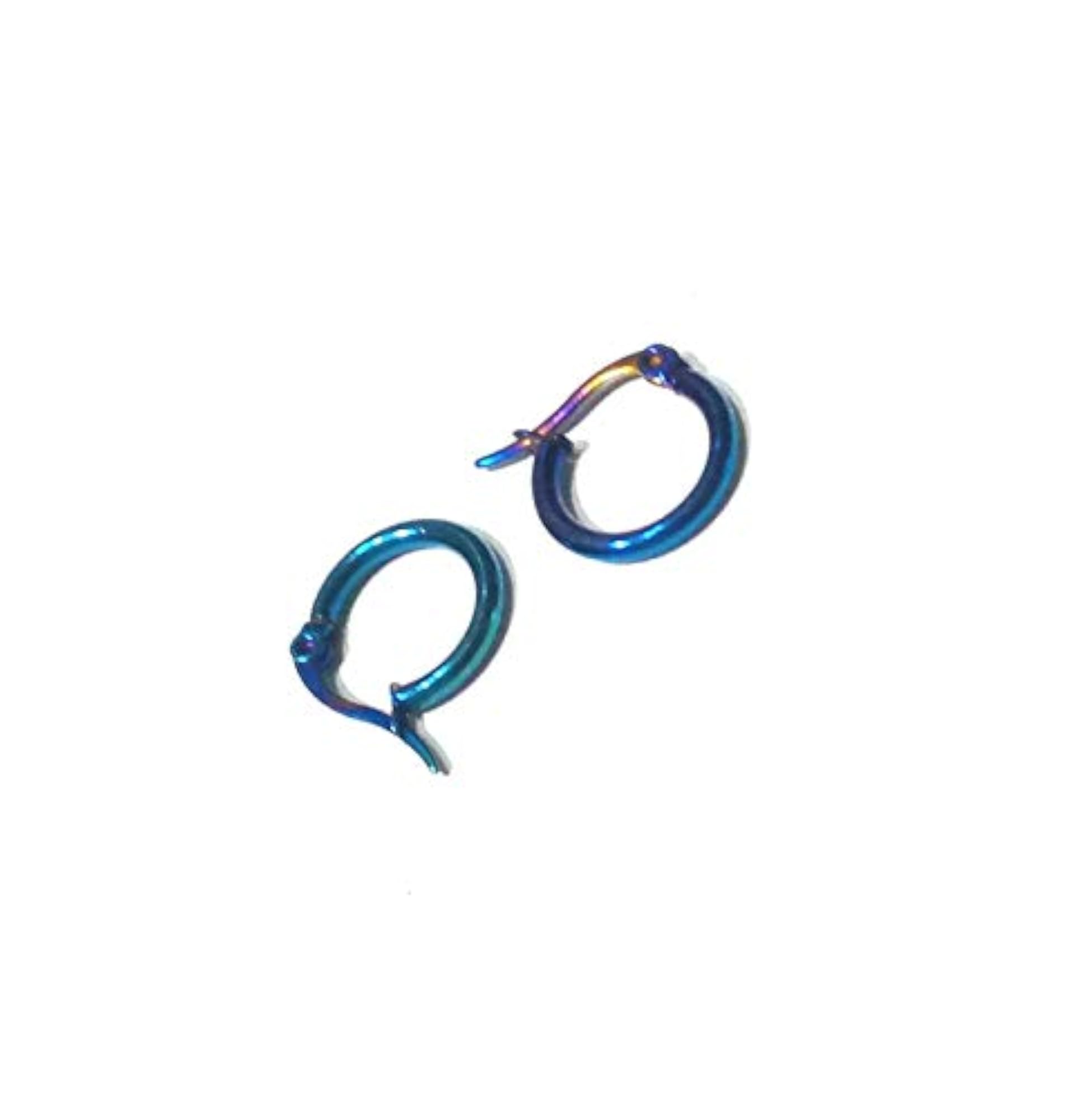 Men's Blue Studs Earrings