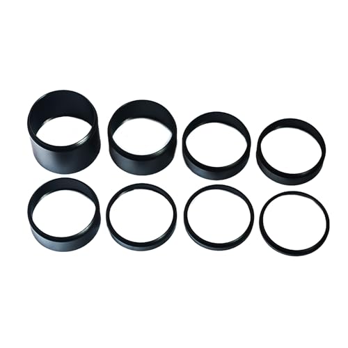 Shurhome Astronomical Extension Tube Kits Alloy 8 Pack M48x0.75 Multiple Size Included 3/5/7/10/12/15/20/30mm Rings