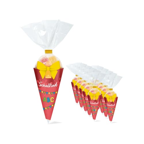 Schulkind 100g Candytüte | Geschenk zur Einschulung | Perfekt für den Schulstart | Geeignet für die Schultüte | Geschenk für Kinder | Süßigkeiten | Leckere Fruchtgummis zum Teilen