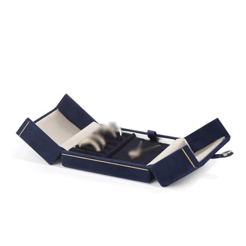 Boîte de rangement pour bijoux CFWSHJ avec classification méthodique et couvercle rabattable E