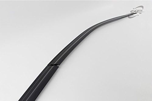 Smoke Tinted Black Side Window Weather Deflector Sun Rain Guard Visors 4pcs for 2018 2019 Hyundai Elantra GT N Line