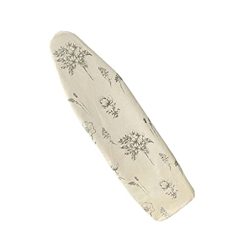Llazsybz El Protector de La Cubierta de La Mesa de Planchar Protege La Cubierta de La Tabla de Planchar de Las Telas Delicadas para Las Herramientas, Flor
