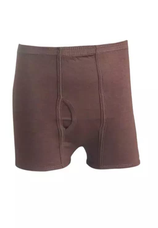 Image of Plain Comfortable Cotton Trunk Underwear for Men & Boy (Pack of 3) SIZE-32