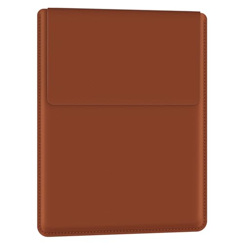 BVYA 12-13.3" Laptop Sleeve, PU Leather Laptop Case Compatible with MacBook Air 13 2018-2022 (M2 A2681 M1 A2337), Compatible with MacBook Pro 13 2016-2022 (M2 A2686 M1 A2338 A2251 A2289 A2159)