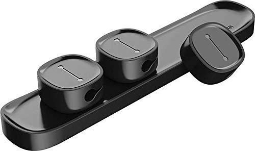 Baseus Peas Magnetische kabelorganizer, kabelclip, zwart - Afbeelding 3