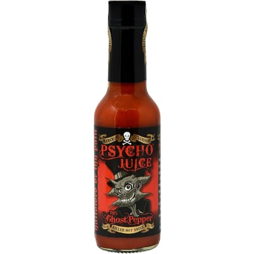 Psycho Juice Hot Chili Sauce 70% Ghost Pepper